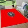 Sheffield United Flannel Pattern Square Carpet,Area Rug,Carpet Rug for Living Room Bedroom Sofa Playroom Decor,Non-slip Floor Mat