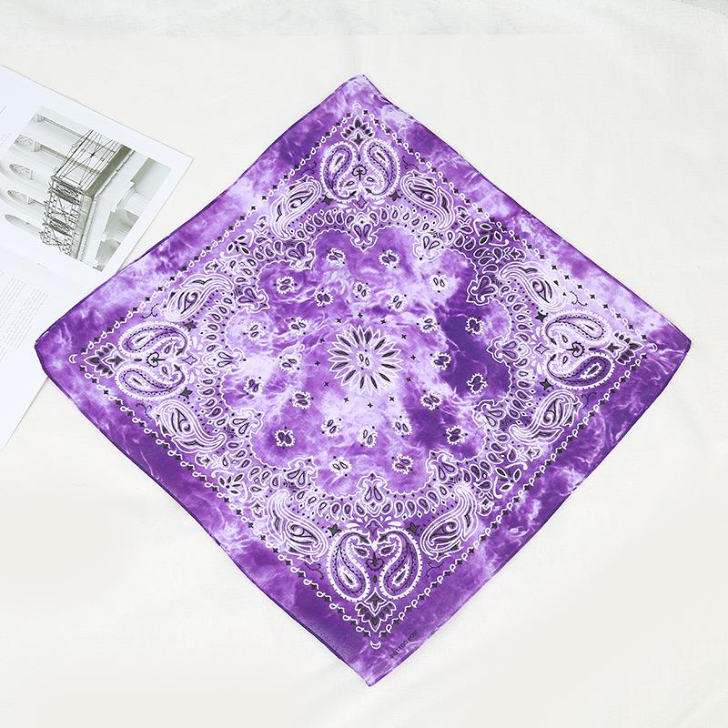 New Tie-dye Paisley Cotton Headband & Scarf: Sporty Outdoor Cycling & Hip Hop Accessory