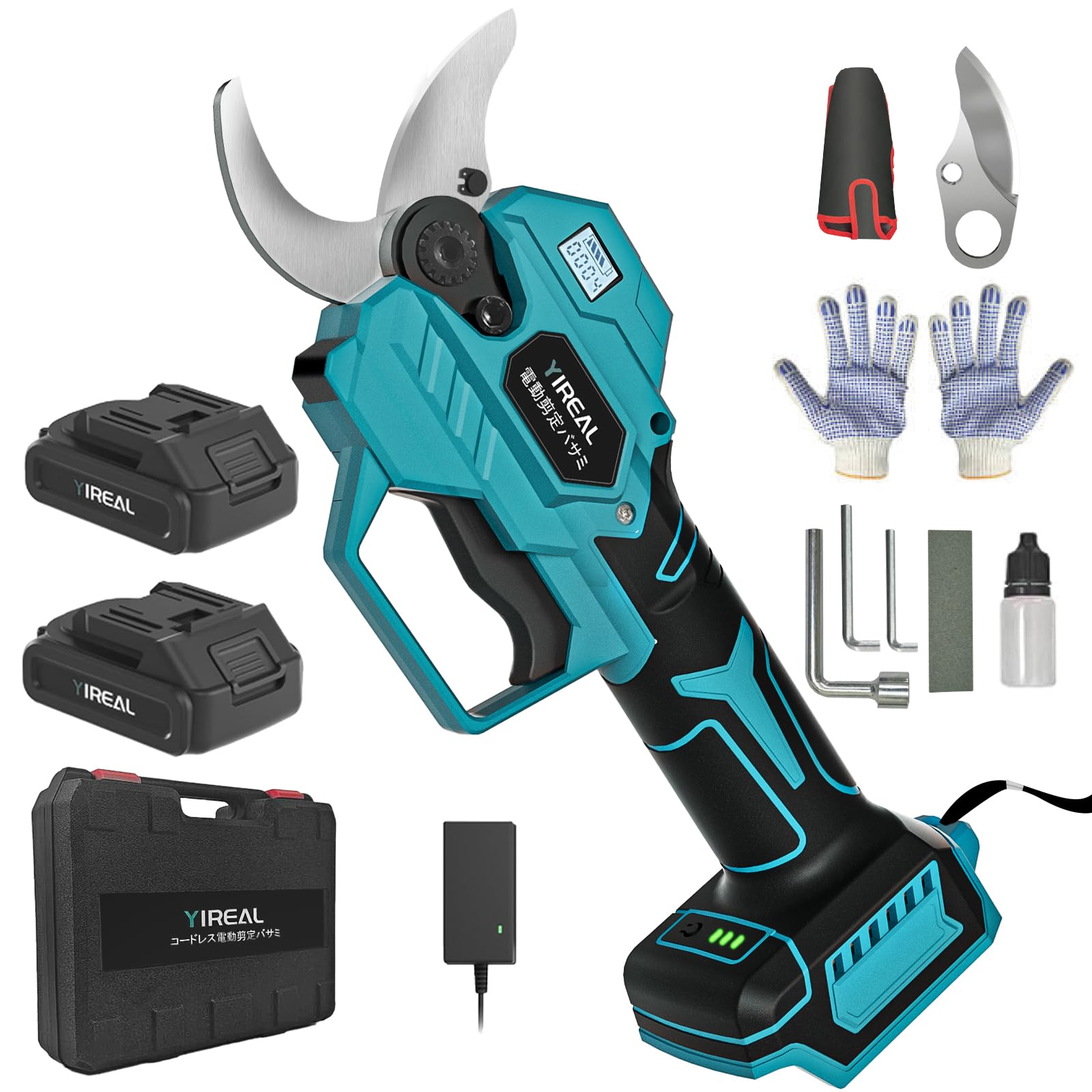 

Улучшенный 18V Аккумуляторный Перезаряжаемый Электрический Секатор с Резом 42 мм 3 Регулируемый Угол Открытия Makita 18V Высокий PSE Дисплей Показывает Резы и