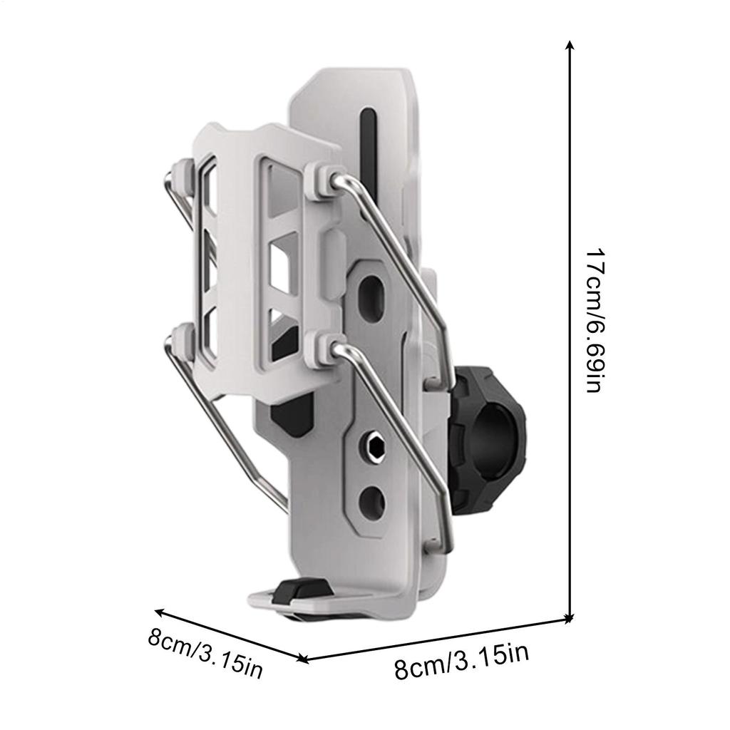 Bike Bottle Cage Automatic Clamp Motorcycle Drink Cage 360 Degree Rotatable Adaptive Cupholder For Bicycles Road Bikes Handlebar