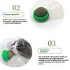 Natural Catnip Cat Wall Stick-On Ball Toy Scratchers Treats Healthy Natural Removes Balls Cat Pet Supplies