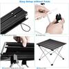 Ultralight Portable Folding Camping Table Foldable Outdoor Dinner Desk High Strength Aluminum oy For Garden Party Picnic BBQ