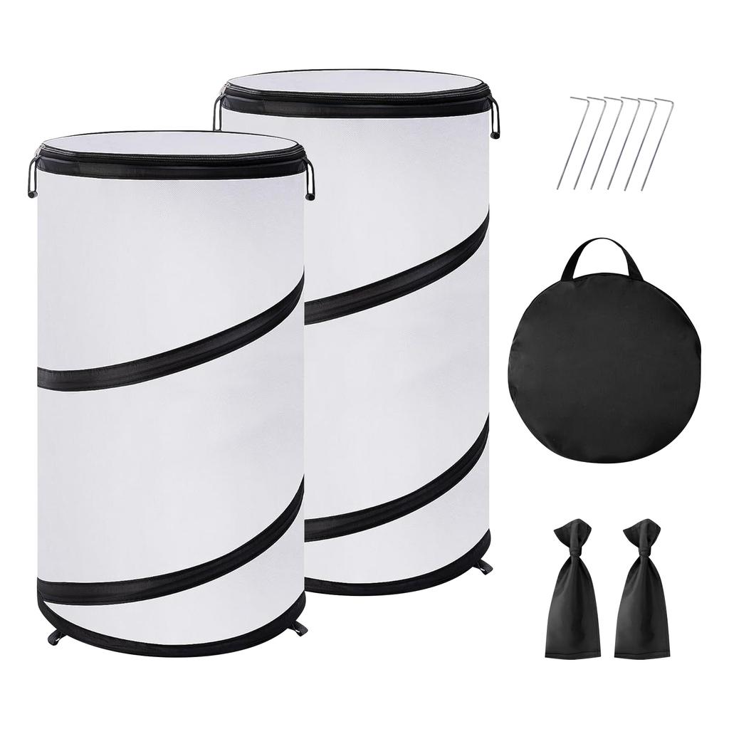 Up Winter Frost Plant Cover, 20 X 12 Inch Round Garden Plants Tent, Foldable Warm Plant Protector Enclosure For Snow Frost Indoor & Outdoor