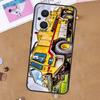 Fire Truck For OPPO Reno 13 12 11 10 14 Pro 8T 11F 12F 13F 14F 7 8 Lite OPPO Find X9 X8 X6 X5 Pro Case
