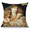 Uk British Artist Dante Gabriel Rossetti World Famous Oil Painting European Beauty Princess Sofa Pillow Case Linen Cushion Cover