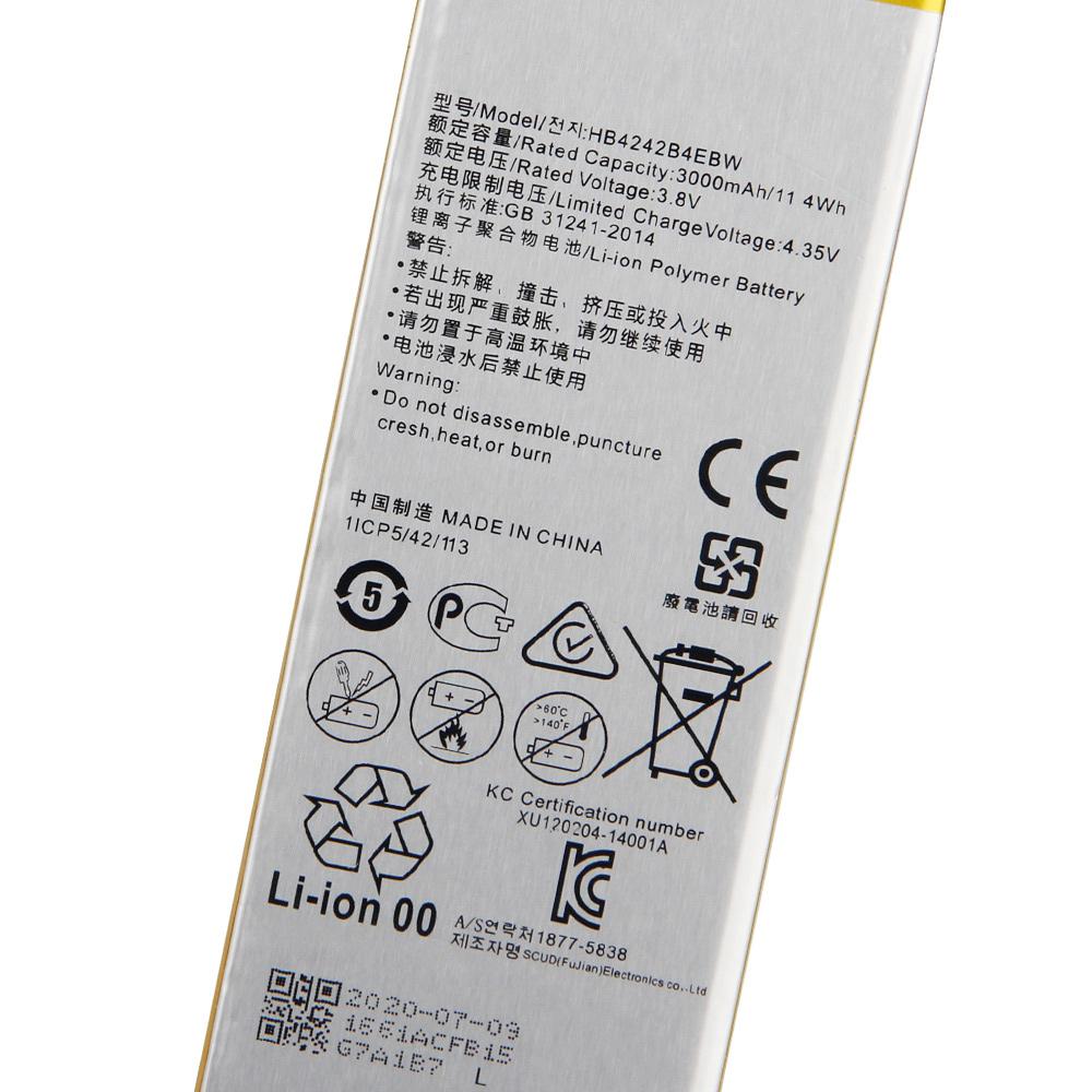 Rechargeable Lithium Battery For Huawei Honor 6 4X H60-L01 H60-L02 H60-L11 H60-L04 HB4242B4EBW Phone Battery 3000mAh
