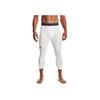 Under Armour Mesh Tight Breathable Sports Long Pants Men Bottoms White 1361588-100