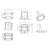 1/2set 50A Cable Connector Plug Battery Quick Connect Disconnect Connector Flush Mount Bracket Panel Cover For Caravan Camper