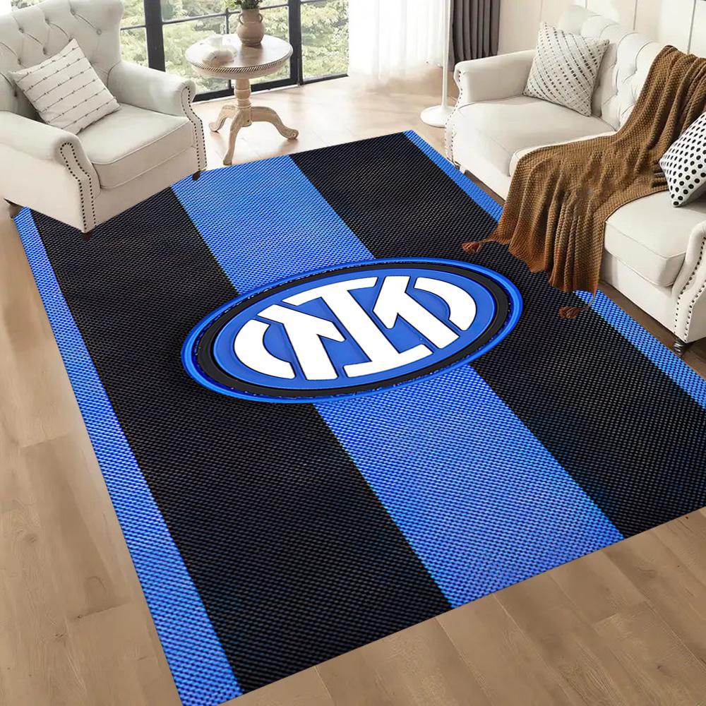 Inter Milan Area Rug Perfect For Study Room Living Rooms Game Room Foyer Antislip Rug Decorate Offices Luxury Gift For Birthday Christmas Wedding