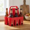 Plastik-Bierflaschenträger für 6 Flaschen Getränkehalter Träger für Wasserflaschen für die Arbeitsplatte