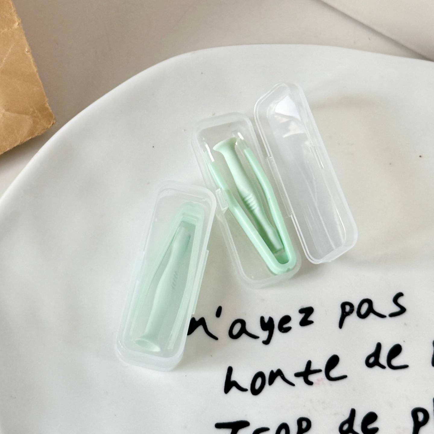 Macaron Contact Lens Case with Mirror - Portable and Stylish for Students
