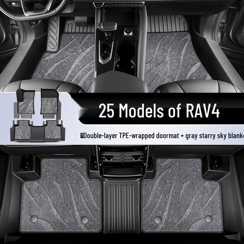 2025 Toyota RAV4 TPE Full Surround Floor Mats & Accessories Collection