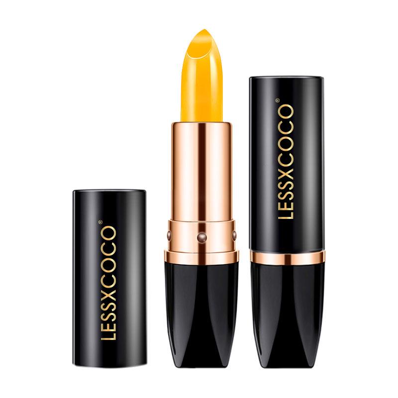 Lessxcoco Carrot Color-Changing Lip Balm: Moisturizing 3 Shades, Anti-Chapping