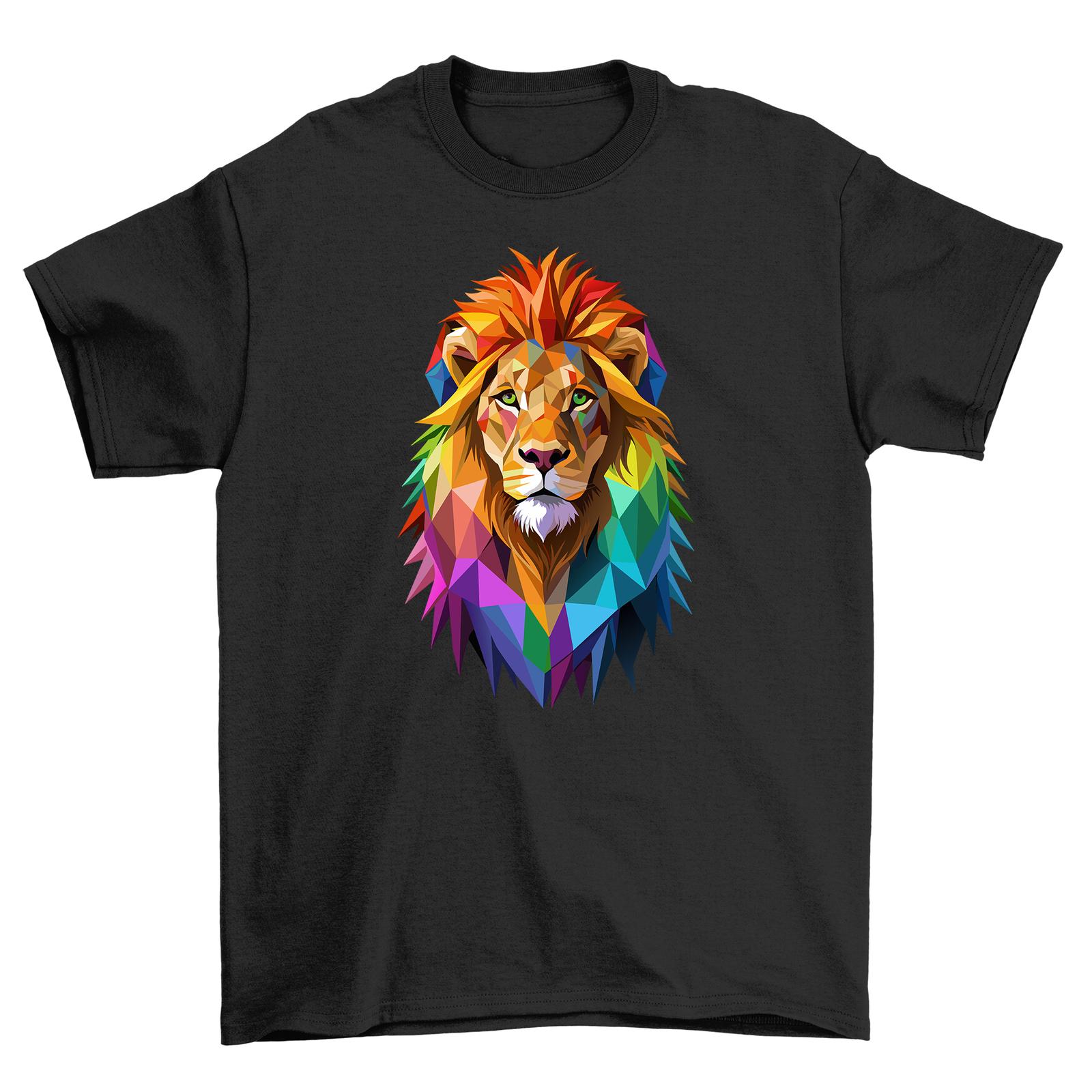 Pride_50 Roaring Lion Head Funny T-Shirt Mens Womens Tees Top - Unleash Your Inner Beast in Style! 10 2XL