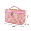 Women's Stone Pattern Cosmetic Bag - Stylish Large-Capacity Travel Toiletry Organizer