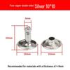 Double-Sided Leather Bag with Mother-Child Round Head Double Cap Rivets for DIY Clothing & Bag Accessories