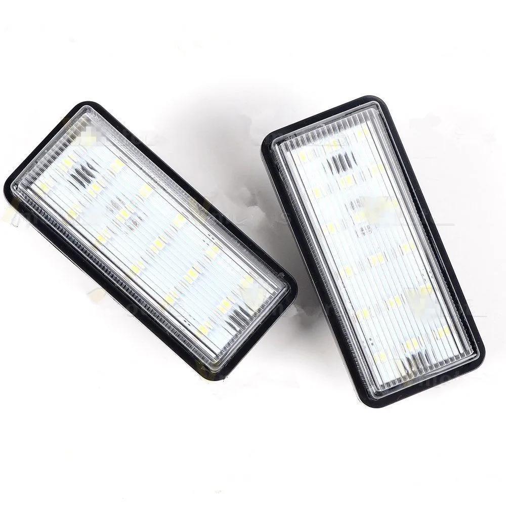 Per Toyota Land Cruiser J120 J200 Reiz Mark X 04-09 Lexus LX470 GX470 LX570 Bianco Xenon 18 LED SMD Lampada Luce Targa