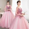 1011 New Tutu Skirt Host Long Performance Clothes Vocal Art Test Solo Stage Annual Meeting Color Wedding Dress