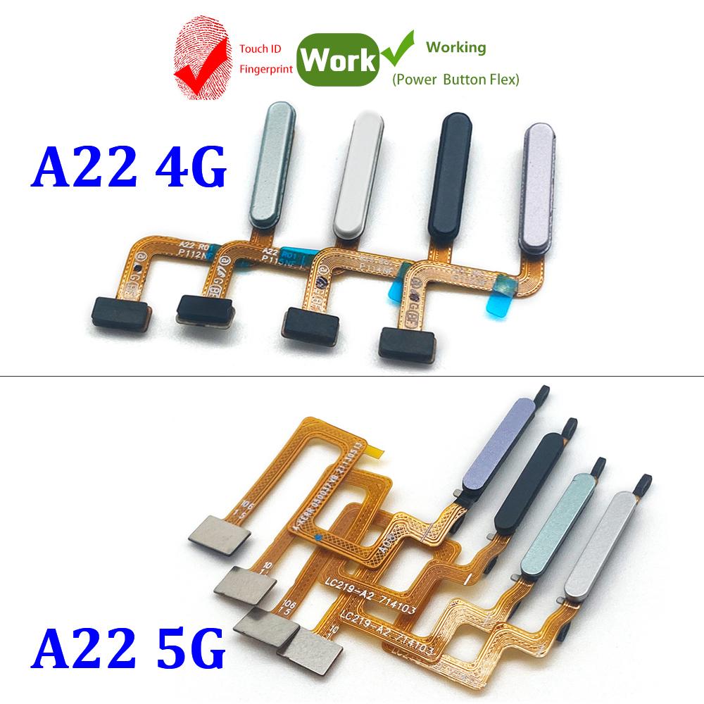 10 Stück, NEU Getestet für Samsung A32 A14 A13 5G A22 A23 A13 4G A04S A03S A12 Fingerabdrucksensor Scanner Tastatur Home-Button-Kabel