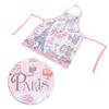 Kitchen Apron Women Men Sleeveless Cartoon Printed Household Apron for Cooking BakingType 2