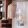 Double Sided Hanging Handbag Organizer For Wardrobe Closet Waterproof Storage Bag Door Wall Clear Sundry Bag With Hanger Pouch