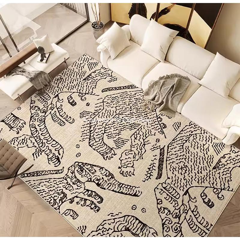 Diphylleia Italy Modern Abstract Mountain Tiger Carpet Premium Super Soft Throw Rugs Floor Mat For Villa el Office Farmhouse