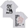 PNL Le Monde Chico Album T-shirt Duo Français Cloud Rap Unisexe Hip Hop Mode Pur Lâche Hommes et Femmes T-shirt