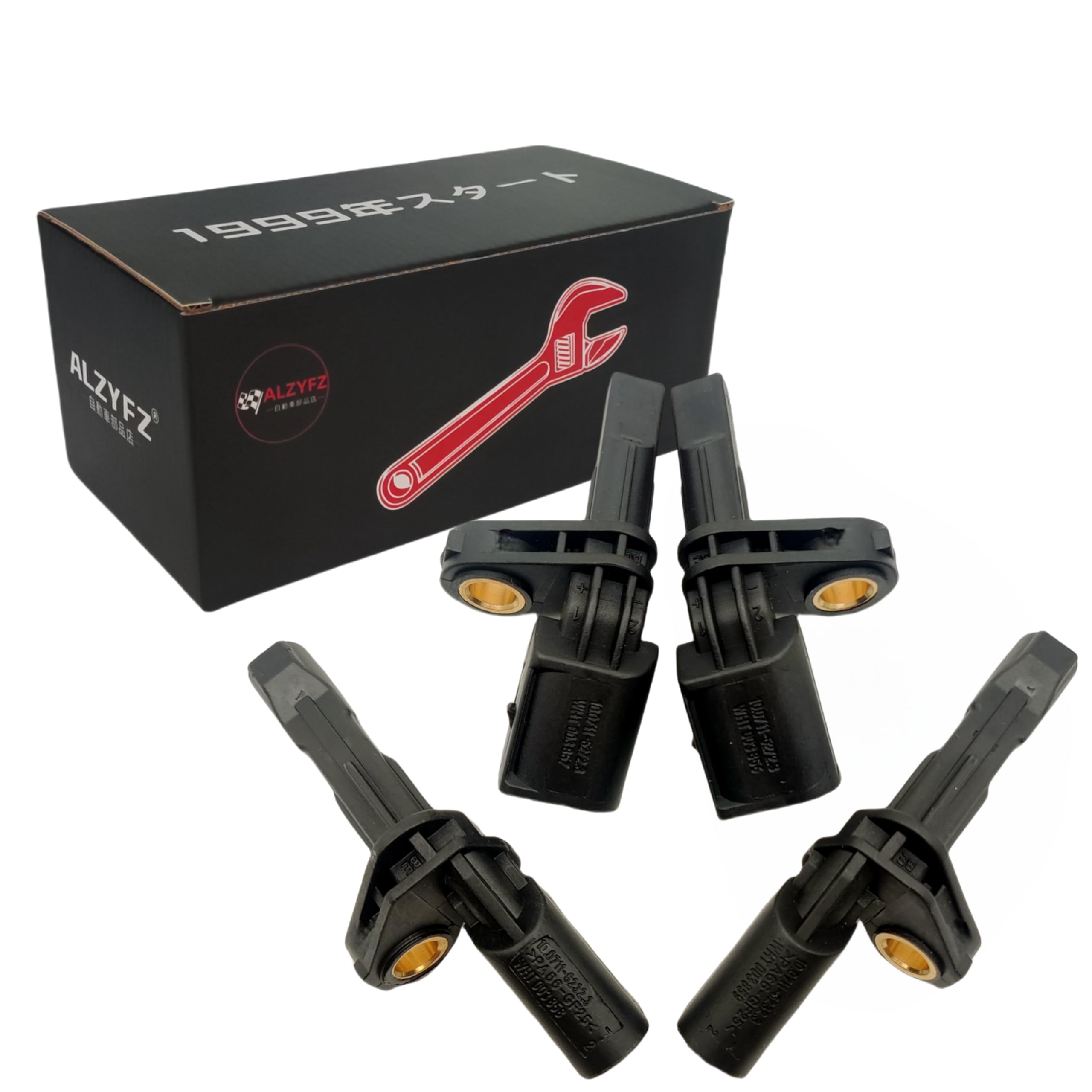 

ALZYFZ ABS Speed Sensor Replacement Kit for Toyota Golf and 4-Piece (WHT003856, WHT003857, WHT003858, WHT003859) Beetle, Touran, Jetta, MK5, MK6,