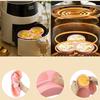 Soft Silicone Cake Non-stick Air Fryer Baking Pan Long-term Use 3 Cavities Muffin Tray, Muffin Cup Cake Mould Kitchen Cooking Accessories