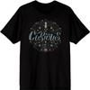 Coraline Curious Circle Adult Black Crew Neck Short Sleeve T-Shirt