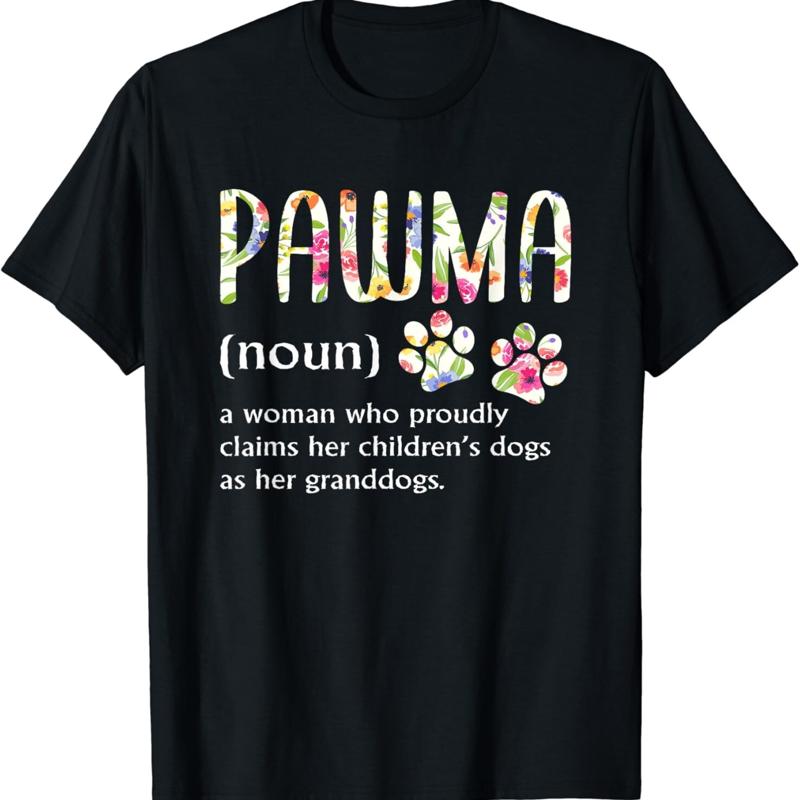 

Pawma Woman Who Claims Her Children_s Dogs Are Granddogs T Shirt - Men s Summer Cotton Graphic Tee S разноцветный