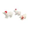 Home Decoration Craft Garden Decor Polar Bear Figurines Ornament DIY Accessories Christmas