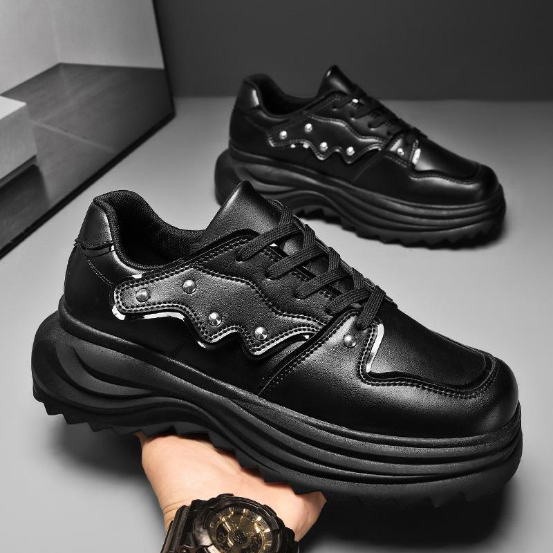 Fashion New Exquisite Men's Sneakers Breathable Soft Soled Comfortable Running Shoes Thick Soled Tall Casual Shoes Zapatos Para Hombres