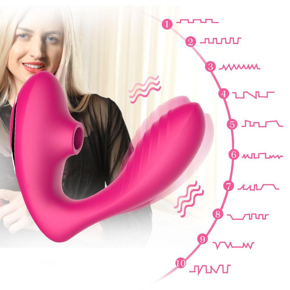 Klitoris-Saugvibrator 20 Modi G-Punkt-Stimulator Tragbares Sexspielzeug für Frauen Orale Klitoris-Saugvorrichtung Erotisches Erwachsenenspielzeug