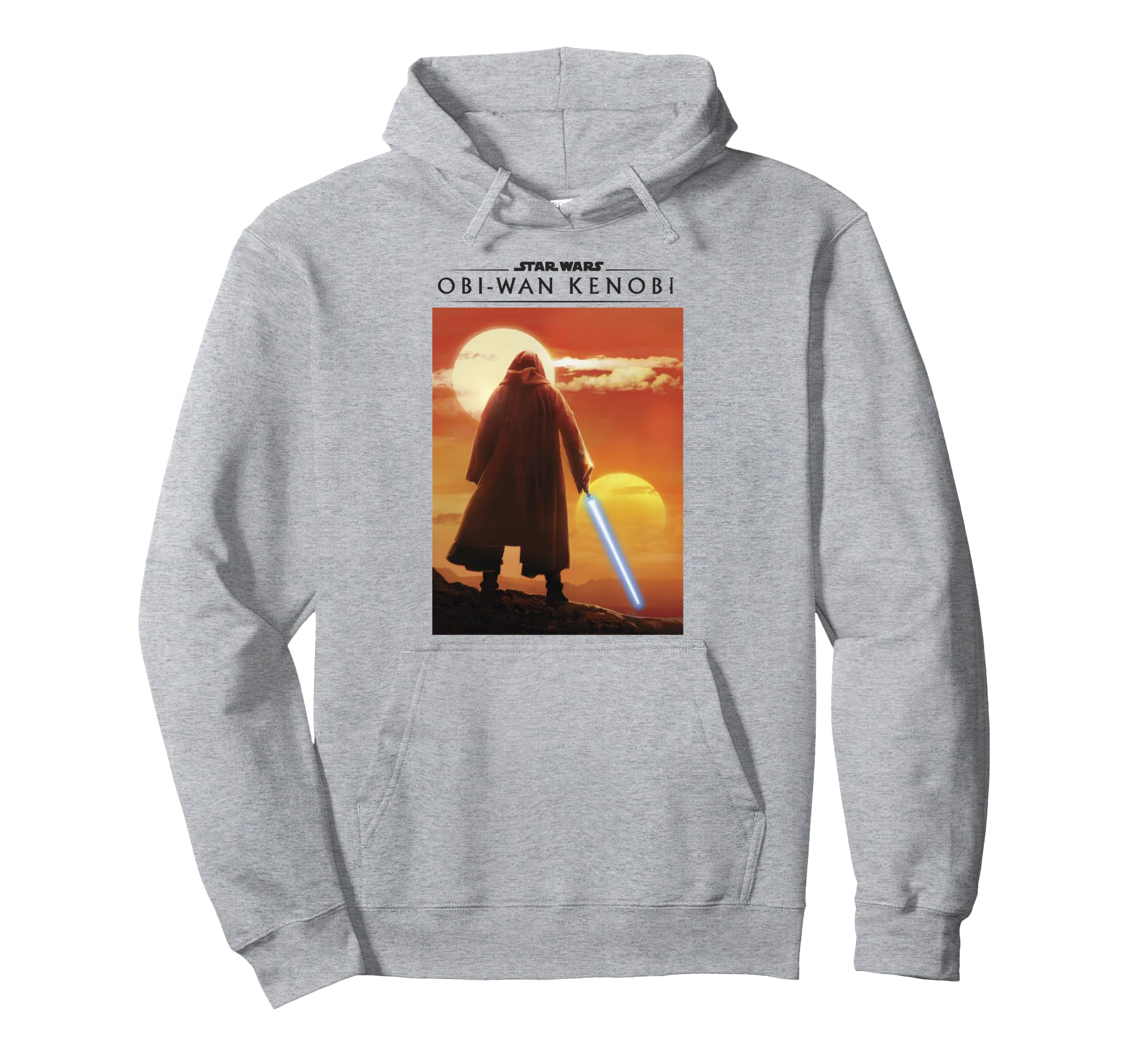 Star Wars Obi-Wan Kenobi Lightsaber Dual Sunset Poster Hoodie 6780₽