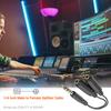 Pozlacený 6.35 Stereo na 2ks 6.5 Mono Zesilovač Audio Adaptér Kabel 1 na 2 Rozbočovač