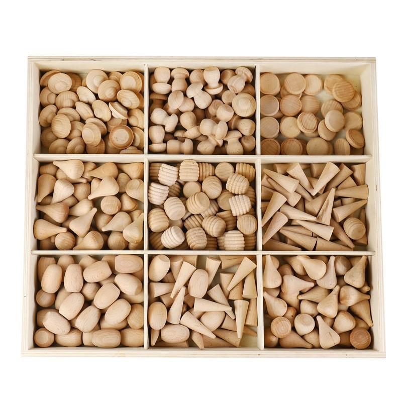 

Детские деревянные обычные маленькие симпатичные собранные игрушки-сборники розовый/белый