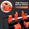 3/4in Wood Gluing Pipe Clamp Set Quick Release Pipe Clamp Tools Heavy Duty Woodworking Pipe Clamp Ergonomic for Home Improvement