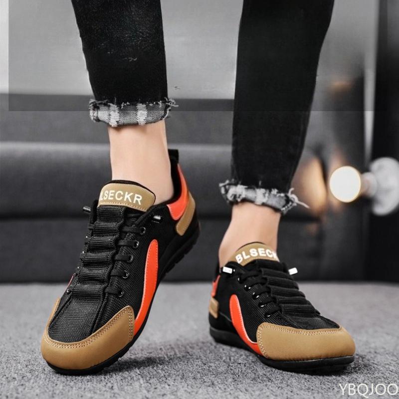 

Summer new breathable versatile trendy men s shoes low top casual simple comfortable running anti slip wear-resistant shoes 44