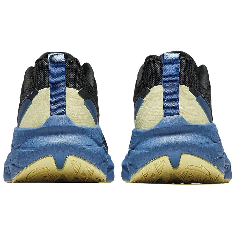 Anta Cushioning Breathable Low top Casual Running Shoes Men's Black Blue Beige 112425537S-2