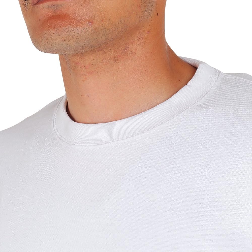 Helly Hansen Long Sleeve Letter Clear Size HH32380 Tee, Unisex, White, XL,