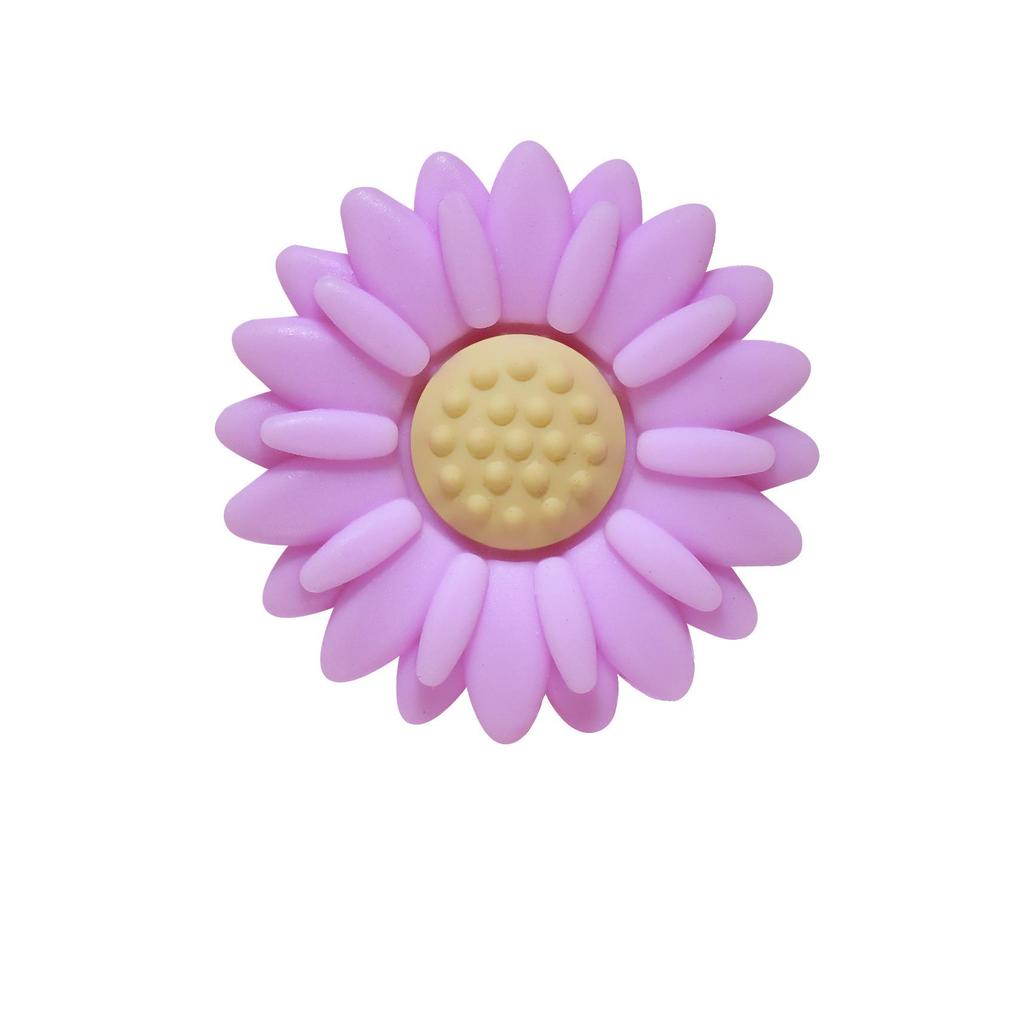 Daisy Flower Silicone Beads for DIY Jewelry & Baby Teether Bracelets