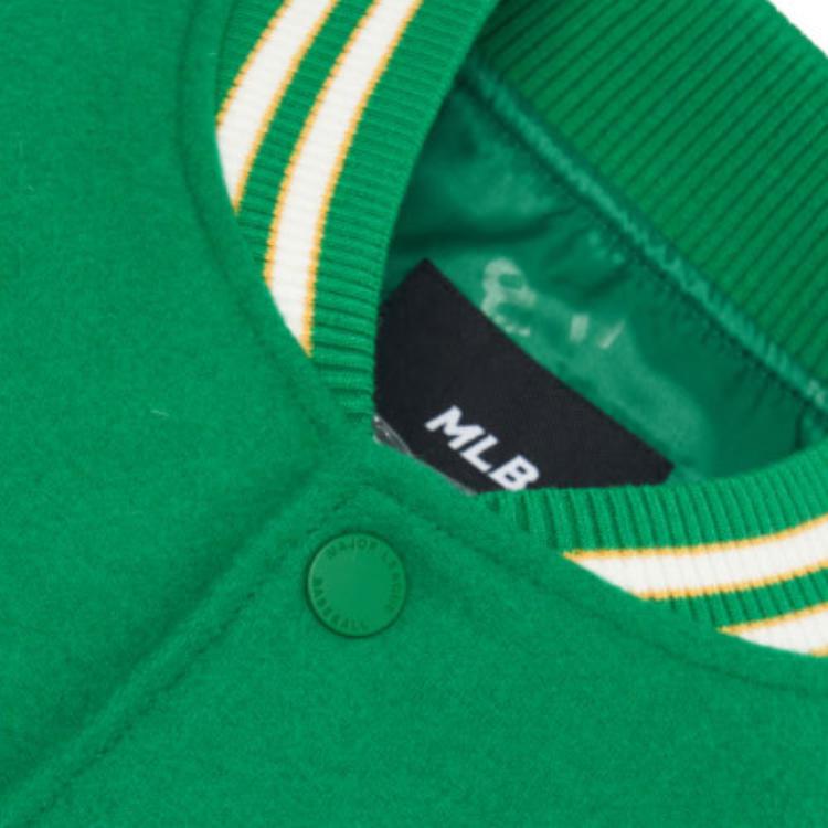 New MLB Baseball Jacket Unisex Green 3AJPB0121-50GNS