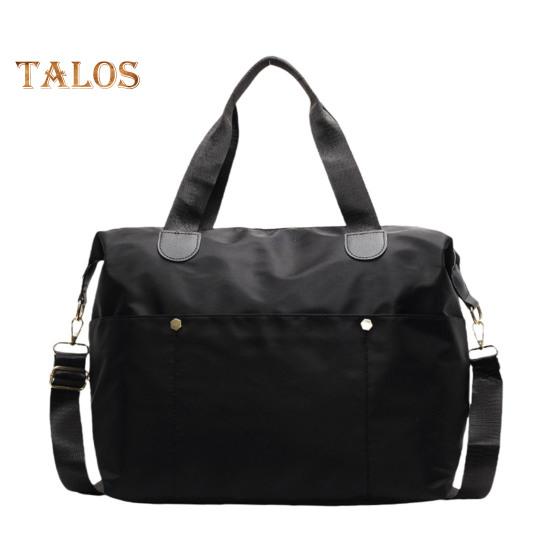 

Сумка для переноски в спортзале, большая вместимость, дорожная сумка, сумка на плечо, водонепроницаемая сумка через плечо для мужчин и женщин, дорожная сумка для выходного дня, фитнес чёрный