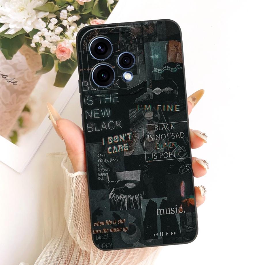 Cute Cartoon Black Cat Dragon Soft Silicone Case For Oppo Reno15 15C 15F 15 Pro Phone Shell Shockproof Cover Anti-scratch Bumper