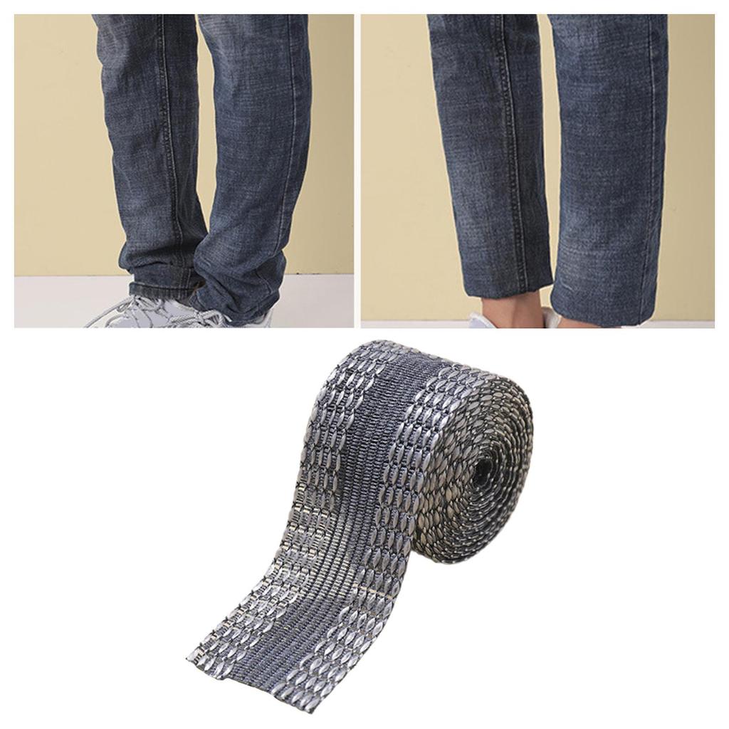 23mm Dobladillo de Pantalón Borde de Pantalón Acortar Adhesivo Costura Cinta para Dobladillo Tela Termoadhesiva
