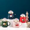 Kreative Weihnachtstasse Tasse Keramik Weihnachtsmann Keramiktasse Exquisite Tasse Becher