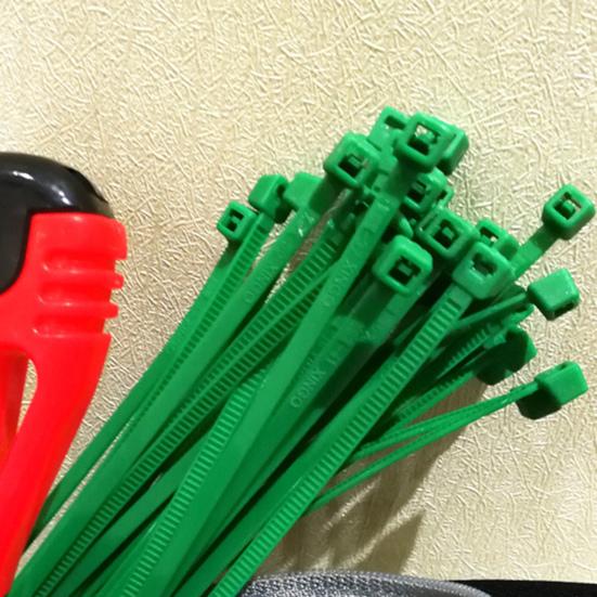 50Pcs Twist Ties Adjustable Self-locking Plastic Garden Flower Wires Set for Plants