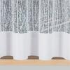 WIKTORIA - Ready-made jacquard curtain with a straight hem - 410x160 cm - white