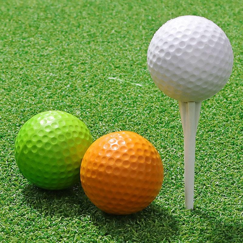 10 pezzi di palline da golf in schiuma PU elastiche per interni ed esterni, per praticare il golf, per bambini, per mettere in pratica le forniture da golf